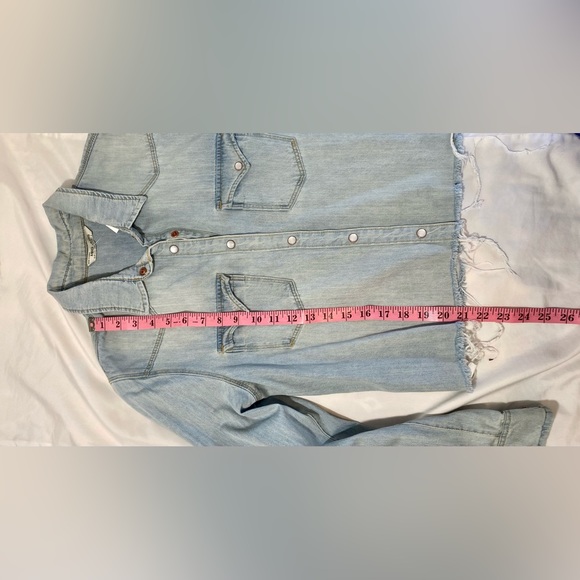 MNG Mango Jeans Denim Jacket/Top - Picture 8 of 8